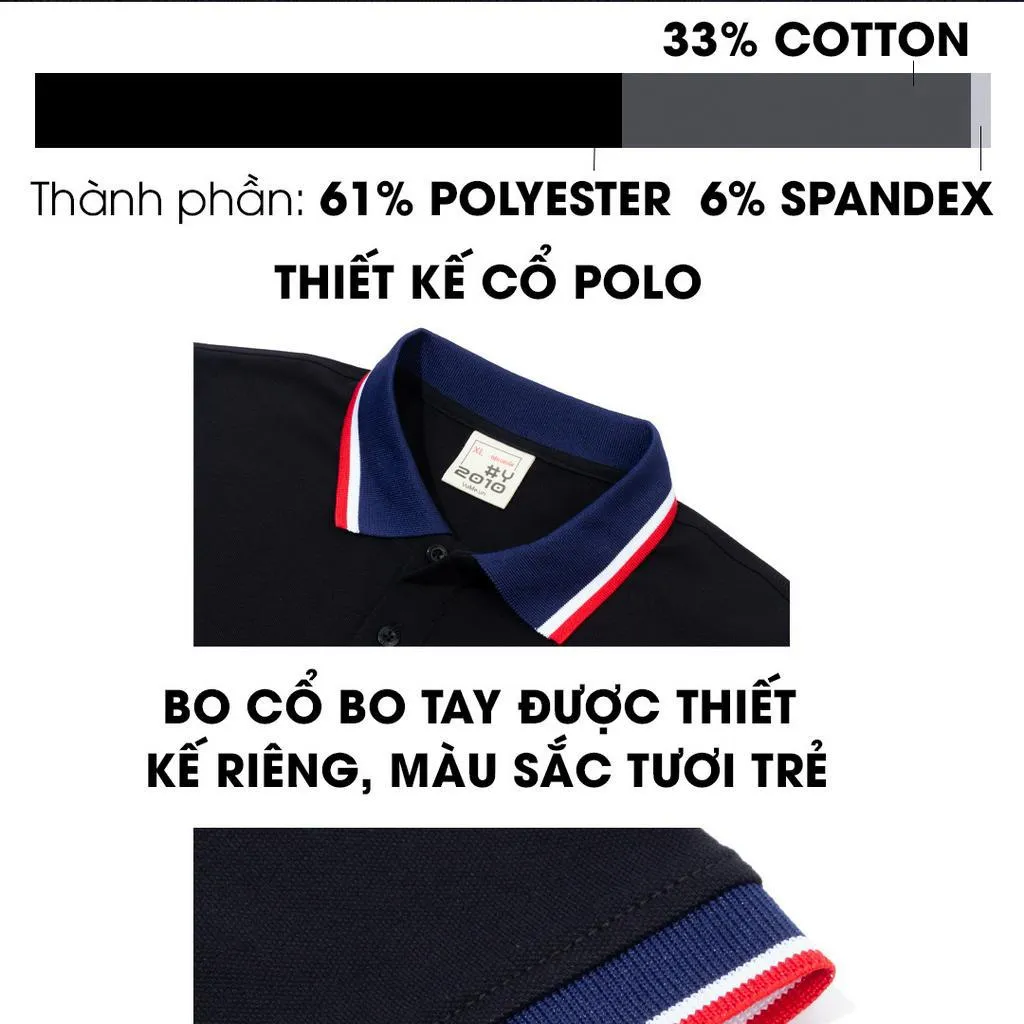 Ảnh Áo Polo Nam Đơn Giản Thời Trang Màu Trắng Đen Thương Hiệu Y2010 The Style Of No Style 21849 |YaMe| 4