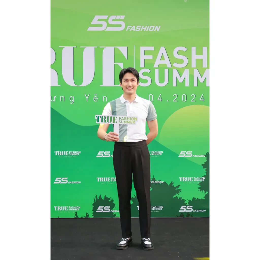 Ảnh Áo Polo Nam PIQUE 5S FASHION, Chất Cotton Thiết Kế Can Phối Nổi Bật,Lịch Lãm (APC24089) 3