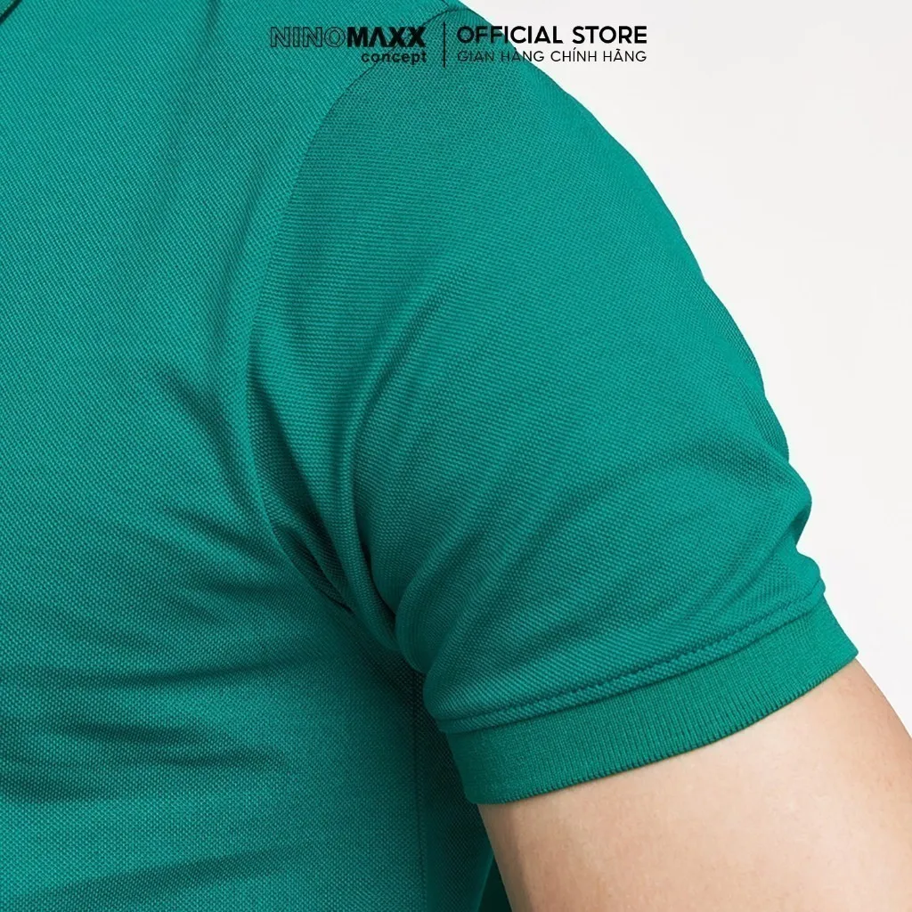 Ảnh Áo Polo Nam Premium Polo Tay Ngắn Sợi Cotton Mercerized N&M CLUB Ninomaxx 2105018 4