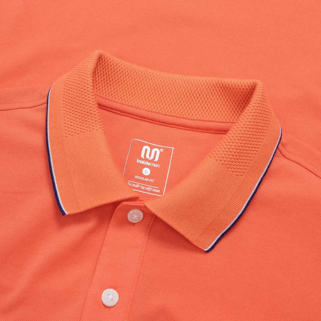 Ảnh Áo Polo Nam Tay Ngắn INSIDEMEN Regular Fit Freezing Polyamide Mát Lạnh Co Giãn Nhiều Màu IPS058AZ 1
