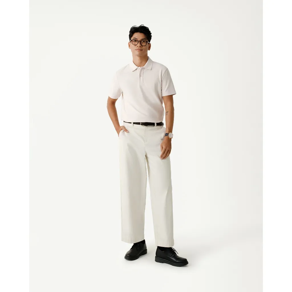 Ảnh Áo Polo Nam Tay Ngắn Vải S.Café Bo Cổ Gân Form Fitted - Routine 10S25POL028 1