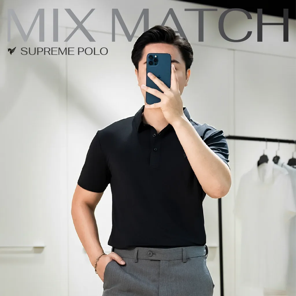 Ảnh Áo polo nam thể thao TORANO SUPREME POLO ngắn tay form chuẩn phong cách nam tính GSTP044 1