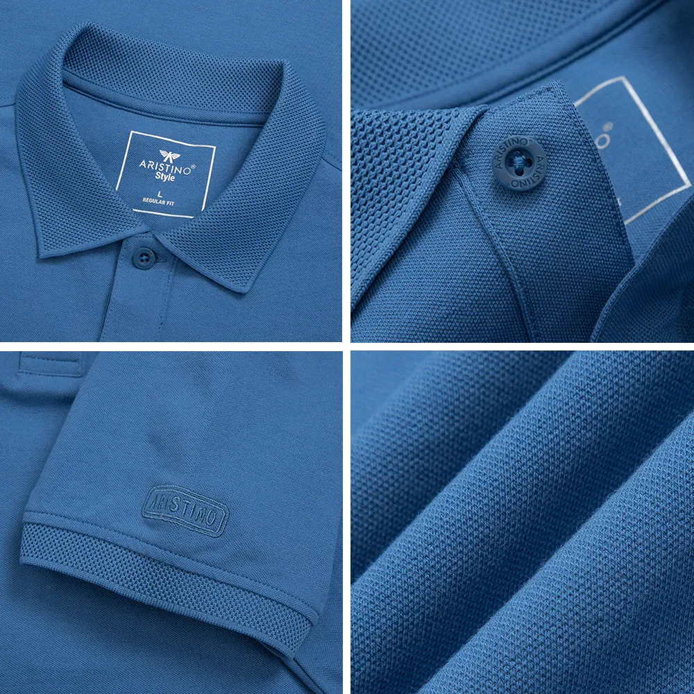 Ảnh Áo polo ngắn tay ARISTINO phom Regular fit suông nhẹ, 5 màu trẻ trung, lịch sự APSR09 3