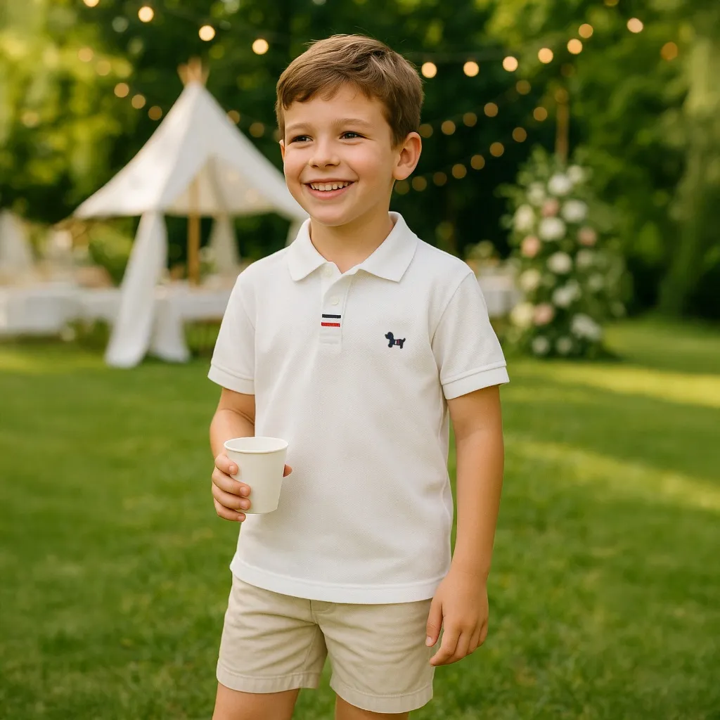 Ảnh Áo polo ngắn tay bé trai 27Kids KACADY phong cách hè cho trẻ 2-10 tuổi BSPO1 2