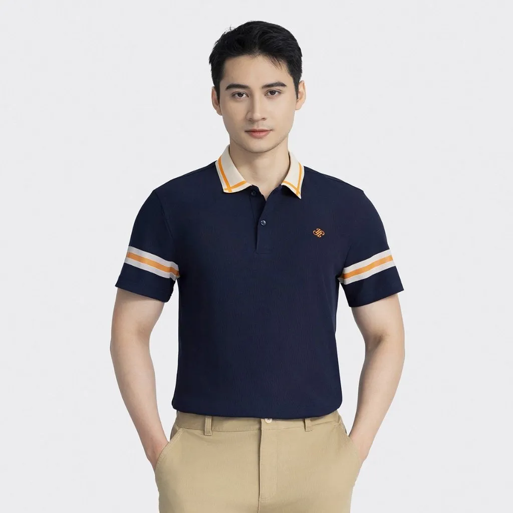 Ảnh Áo Polo ngắn tay Nam INSIDEMEN Form Regular Fit - 6PS003AZ 1