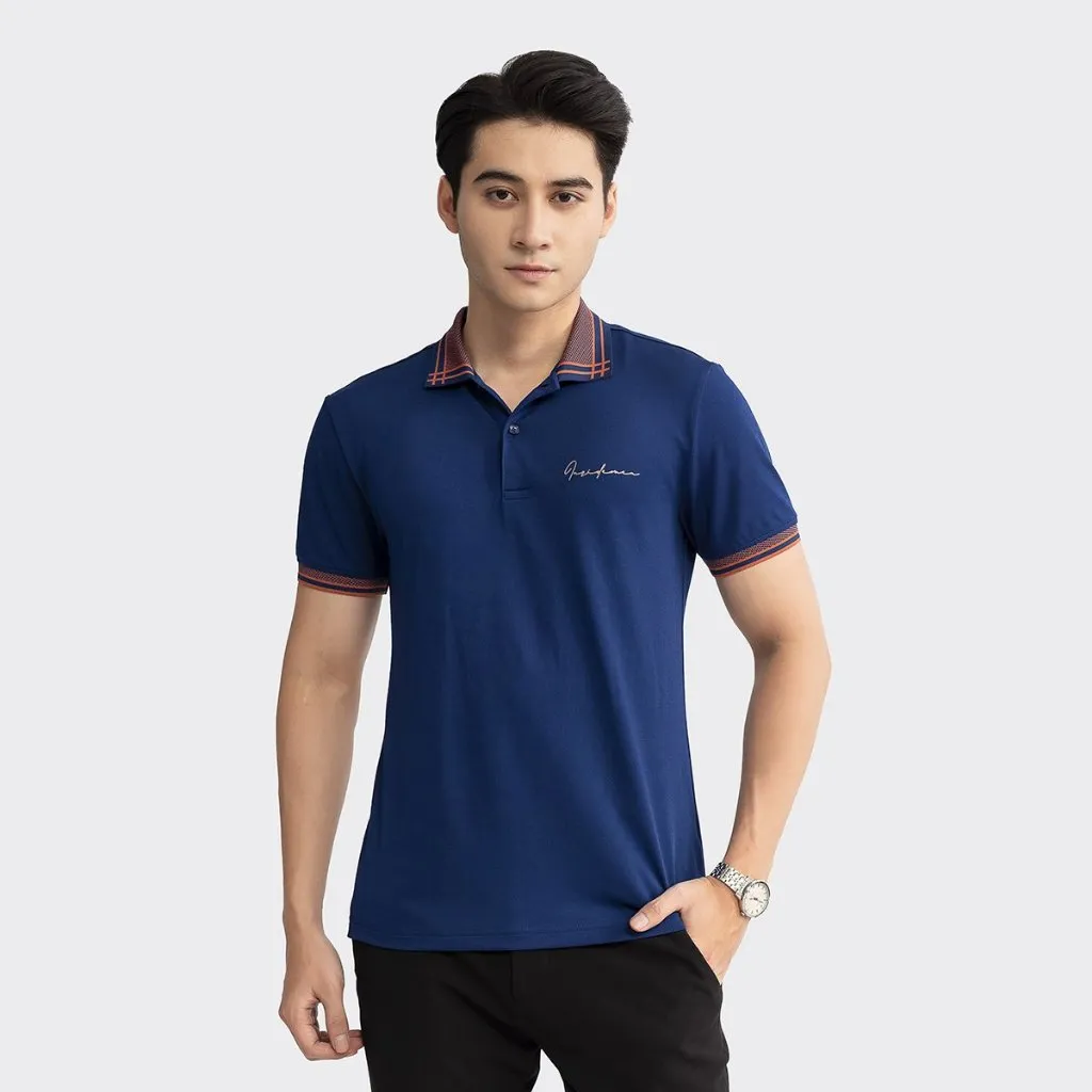 Ảnh Áo Polo ngắn tay Nam INSIDEMEN Slim fit thoải mái, sang trọng, thanh lịch - IPS067S2 1