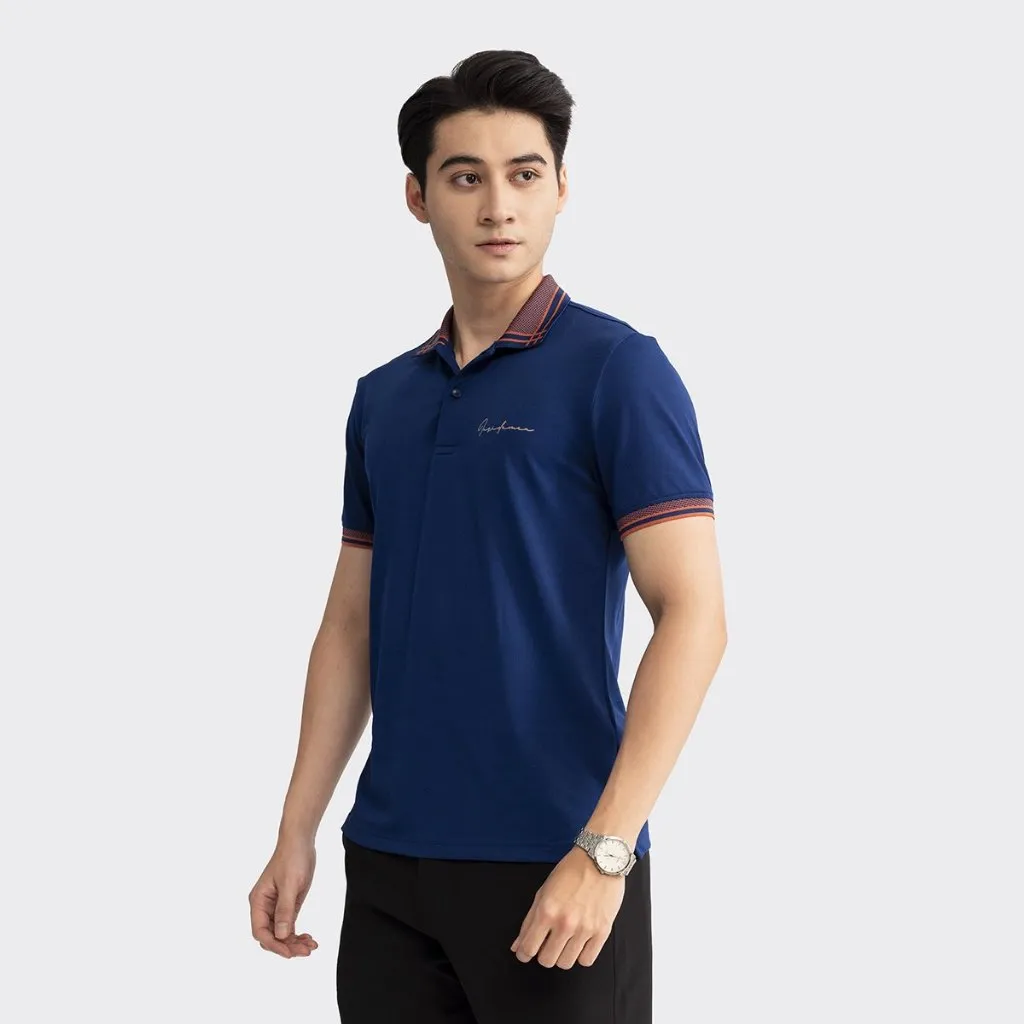 Ảnh Áo Polo ngắn tay Nam INSIDEMEN Slim fit thoải mái, sang trọng, thanh lịch - IPS067S2 2