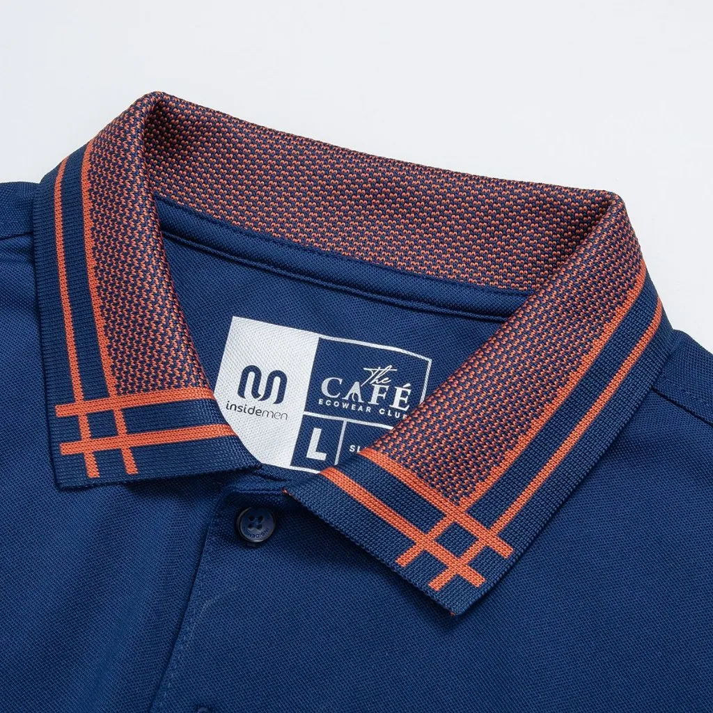 Ảnh Áo Polo ngắn tay Nam INSIDEMEN Slim fit thoải mái, sang trọng, thanh lịch - IPS067S2 4
