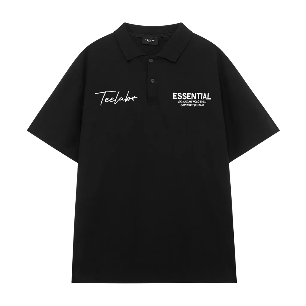 Ảnh Áo Polo Teelab Essential Unisex Form Oversize Local Brand AP004 2
