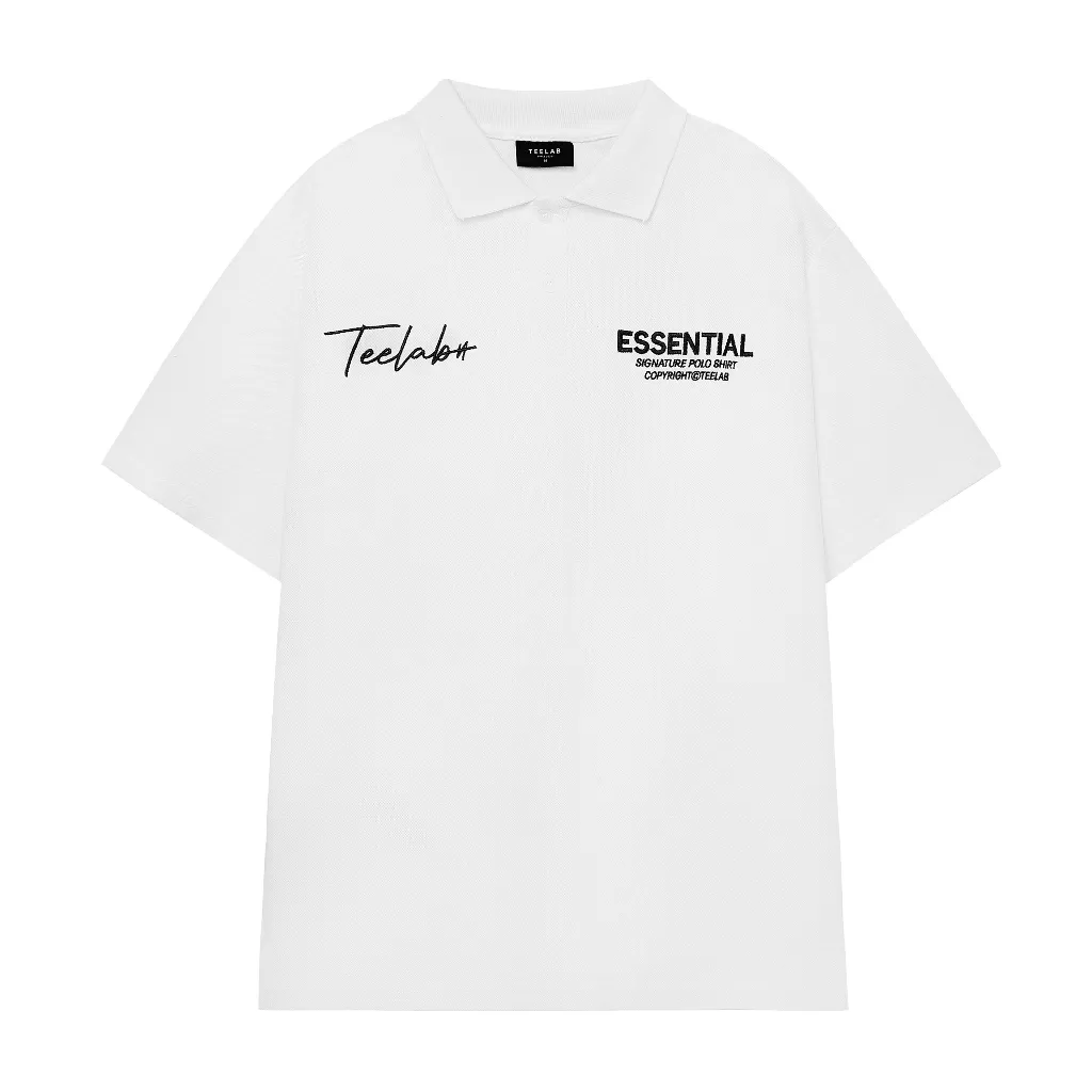 Ảnh Áo Polo Teelab Essential Unisex Form Oversize Local Brand AP004 4