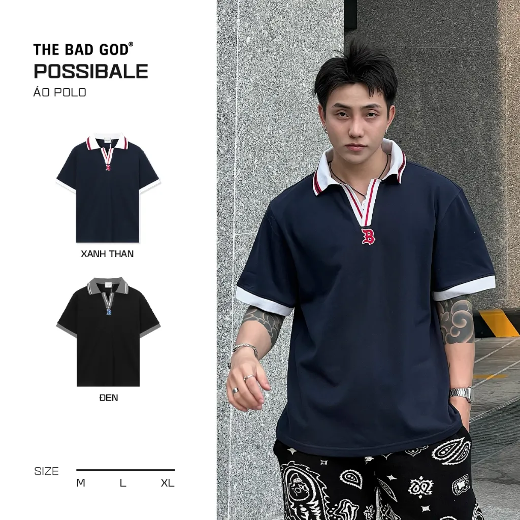 Ảnh Áo Polo The Bad God Possibale Thời Trang Nam Nữ 1