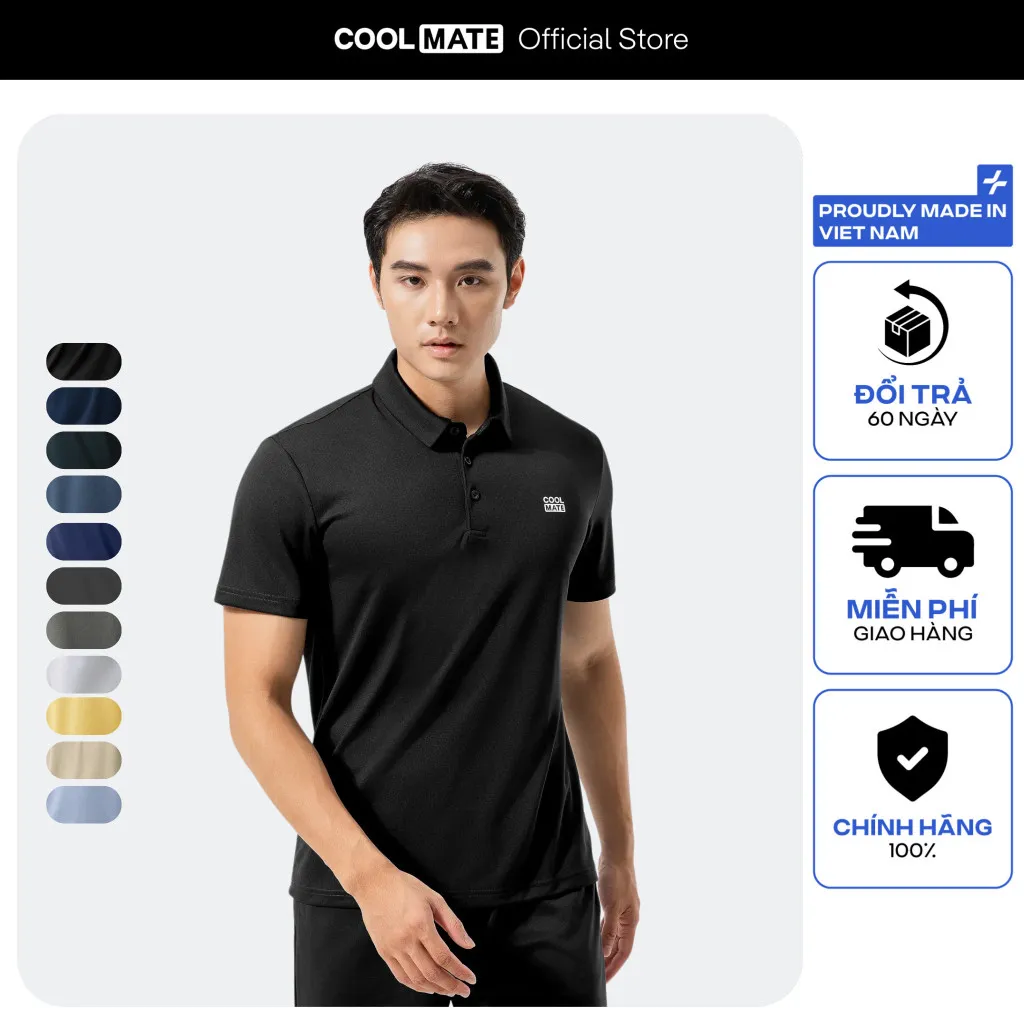 Ảnh Áo Polo thể thao nam ProMax S1 Logo Coolmate 1