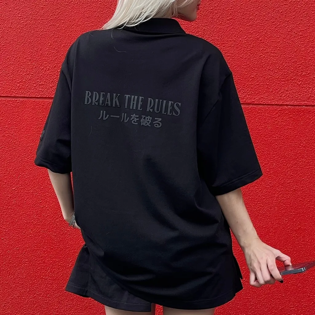 Ảnh Áo polo thiết kế Unisex Zune.zx, BREAK THE RULES POLO 1