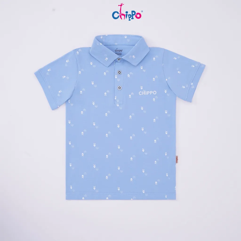 Ảnh Áo Polo trẻ em Chippo i chất liệu Cotton mềm min, thoáng khí,áo thun sơ mi đi học cho bé từ 6 đến 10 tuổi (22-33Kg) 1