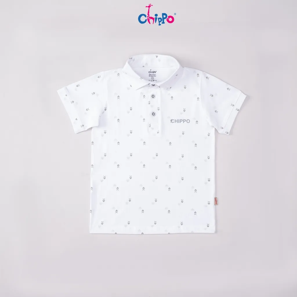 Ảnh Áo Polo trẻ em Chippo i chất liệu Cotton mềm min, thoáng khí,áo thun sơ mi đi học cho bé từ 6 đến 10 tuổi (22-33Kg) 3