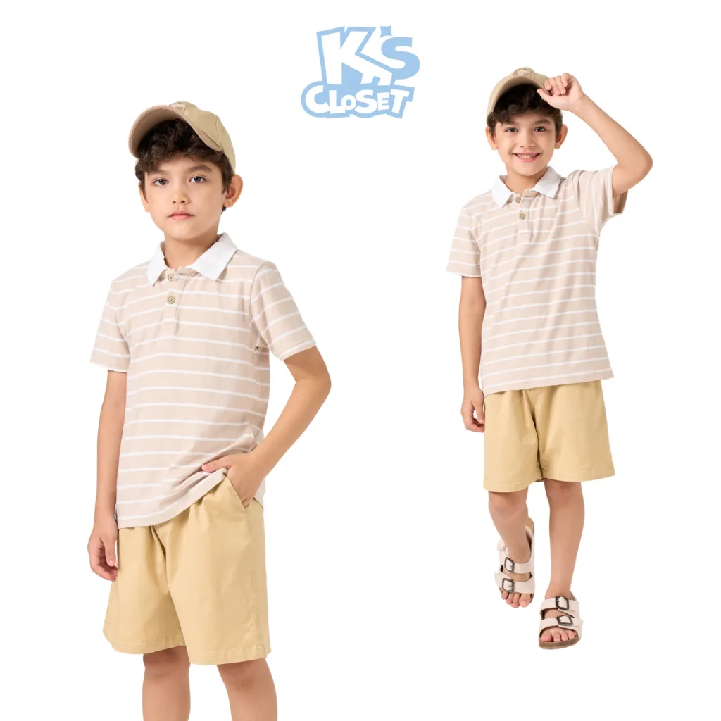 Ảnh Áo Polo Trẻ Em K'S CLOSET Chất Vải Mềm Mịn, Thoáng Khí KT23THS/ KT17TWS/ E012FOS/ E120ONS/ KT151FOS/ KT107FIS 3