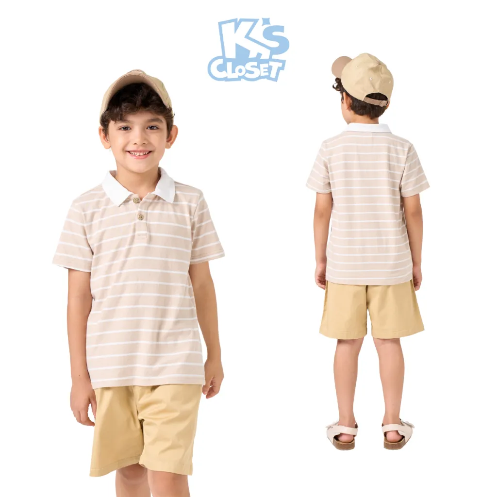 Ảnh Áo Polo Trẻ Em K'S CLOSET Chất Vải Mềm Mịn, Thoáng Khí KT23THS/ KT17TWS/ E012FOS/ E120ONS/ KT151FOS/ KT107FIS 4