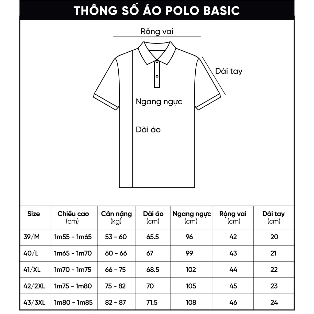 Ảnh Áo Polo Vải Recycle 8APCT443 Biluxury Bền Màu, Dễ Làm Sạch, Chống Nhăn 2