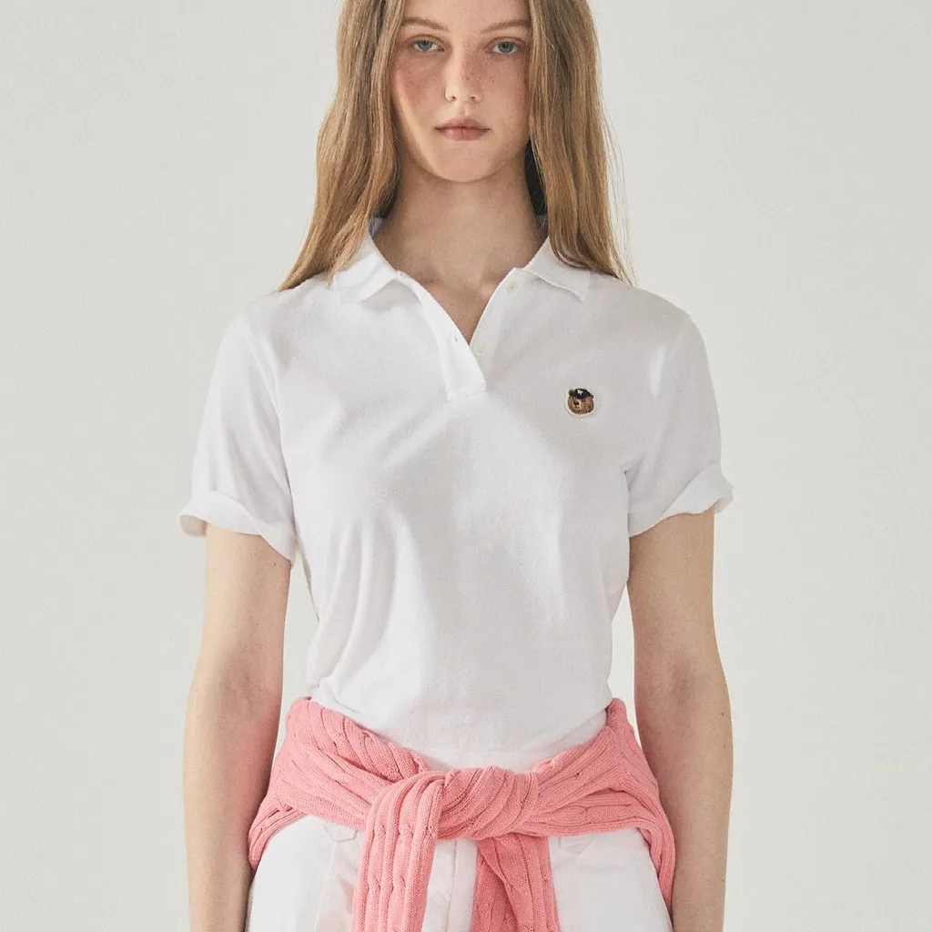 Ảnh Áo Polo WHO.A.U Steve Crop Collar T-Shirt_WHHAF2411F 2