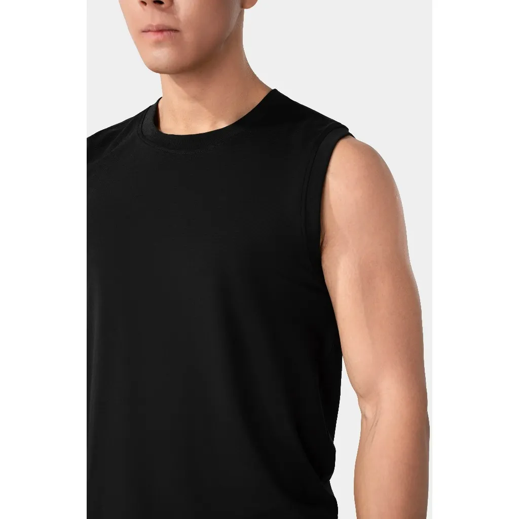 Ảnh Áo Sát Nách Nam Cotton 5S FASHION, Thiết Kế Trơn Kiểu Dáng Thể Thao, Khỏe Khoắn (ASN25005) 3