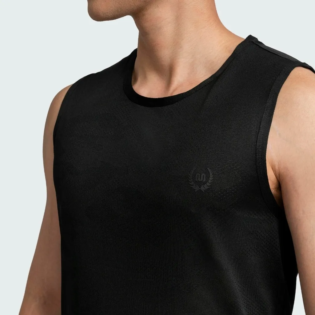 Ảnh Áo Sát Nách Tanktop Nam Aristino Insidemen 6TL003AZ cổ tròn, phom dáng thoải mái đem lại sự dễ chịu tối đa 3