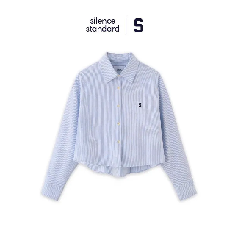 Ảnh Áo Sơ Mi Crop Top SilenceStandard Premium Oxford [SO30] 1