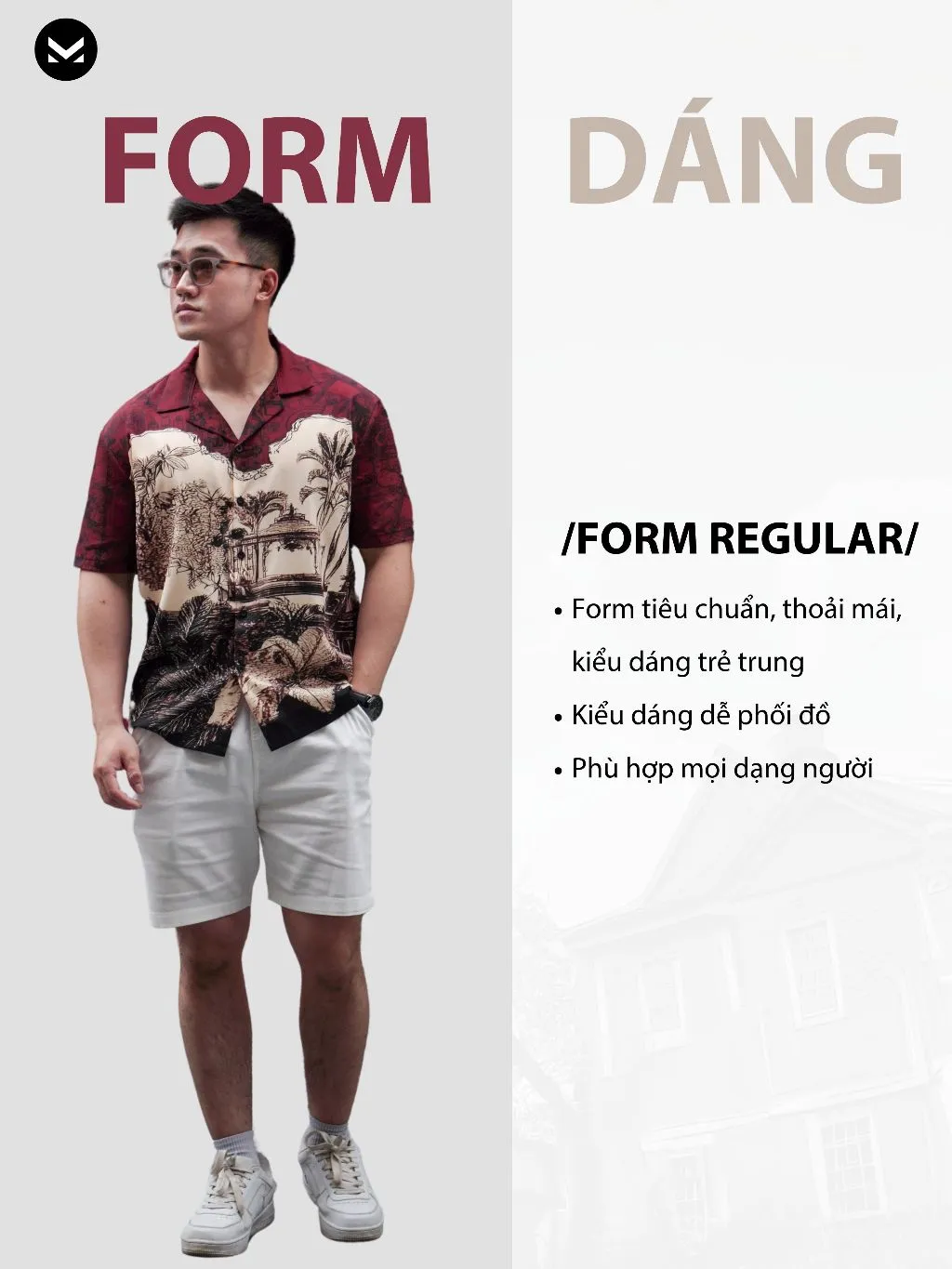 Ảnh Áo Sơ Mi Cuban nam Red Pond MKCLEVER Chất lụa mềm mịn, thoáng mát, chống nhăn, form rộng mặc hằng ngày 4