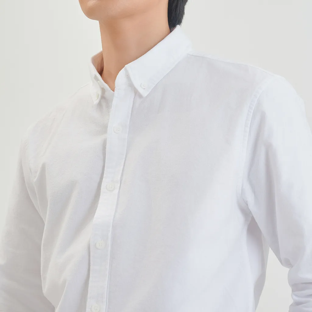 Ảnh Áo Sơ Mi Dài Tay Nam KRIK Form Slimfit Chất Liệu Cotton Cao Cấp Kháng Khuẩn Thiết Kế Basic Thanh Lịch SD3180 4