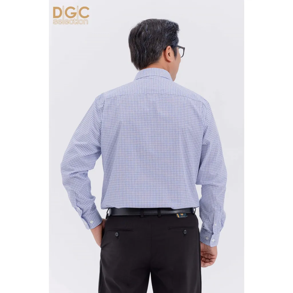 Ảnh Áo sơ mi dài tay nam trung niên DGCs - thoáng mát, thấm mồ hôi - SASDBC43M 3