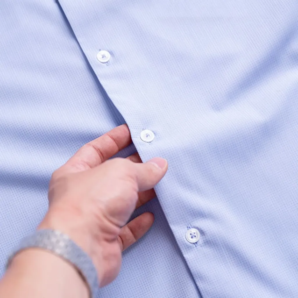 Ảnh Áo sơ mi họa tiết nam Phan Nguyễn, form slim fit, chất liệu bamboo mềm, mát, an toàn cho da SMD.1373 4
