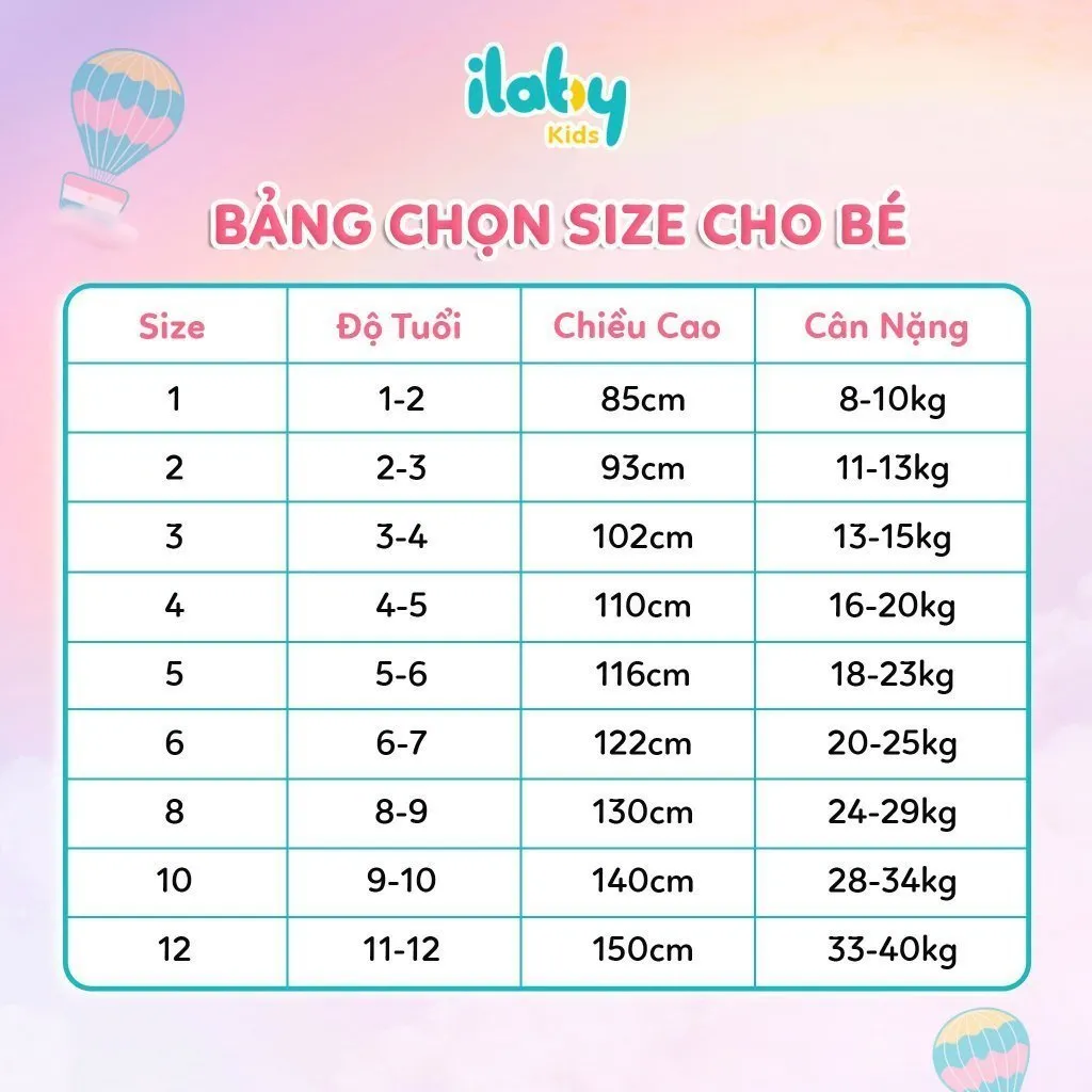 Ảnh Áo sơ mi đi học bé gái ILABY cổ sen chất liệu thô cotton thoáng mát cho bé 10-35kg không kèm cà vạt [1899] 1