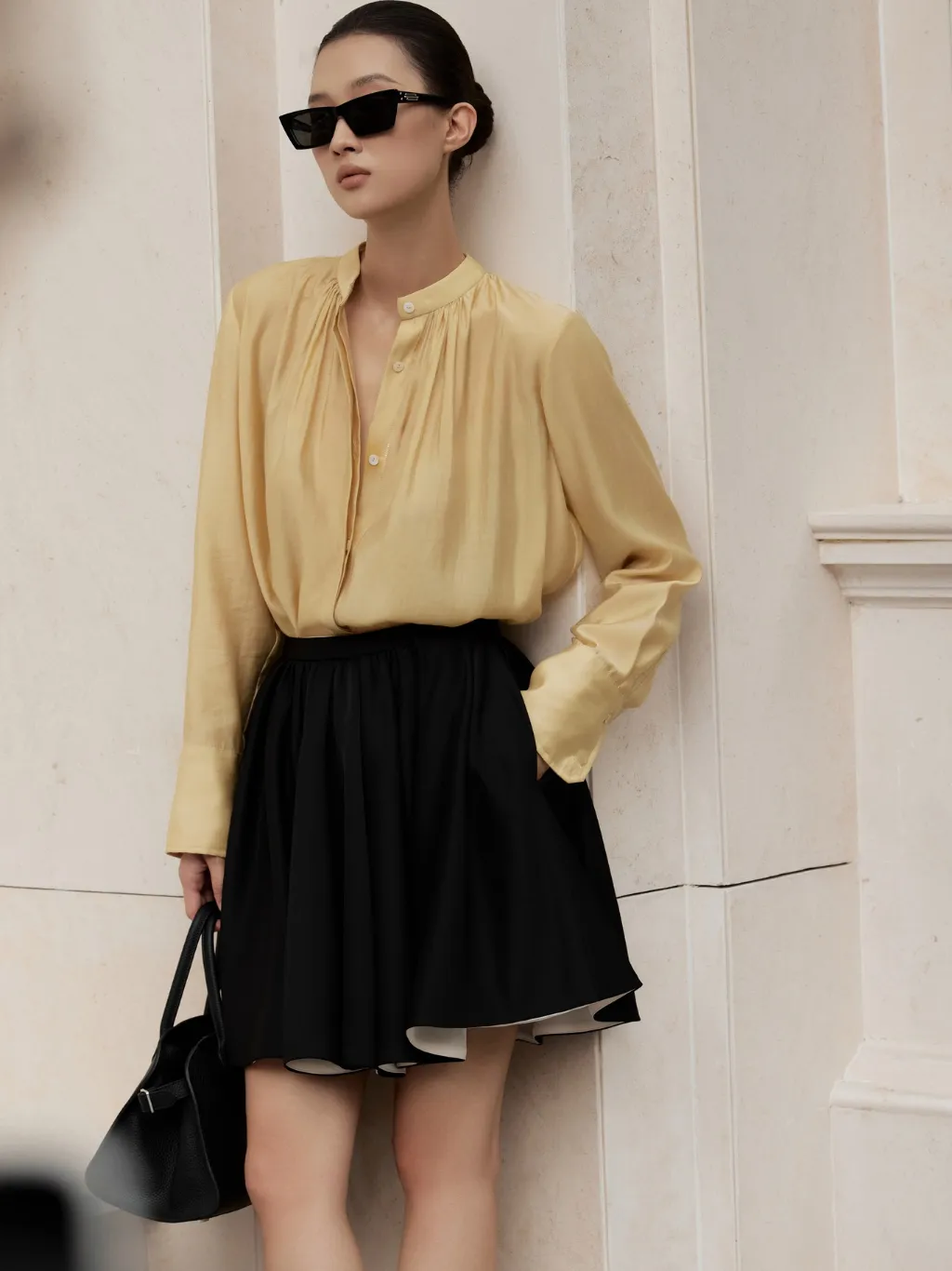 Ảnh Áo sơ mi lụa Evelyn Blouse HUONG BOUTIQUE HBSM1152 1