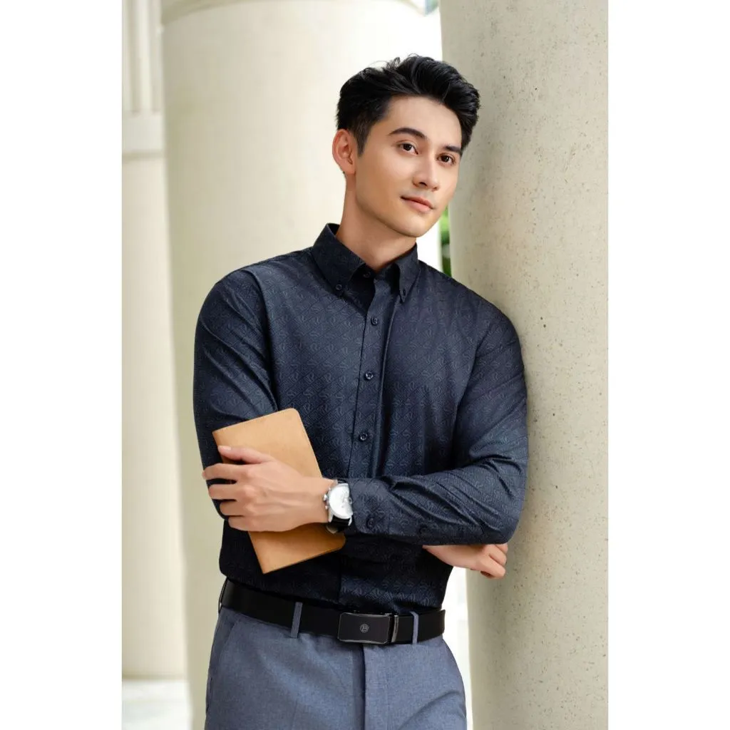 Ảnh Áo Sơ Mi Nam Biluxury, Sơ Mi Nam Dài Tay 7SMDH323GHT Vải Cao Cấp, Hạn Chế Nhăn Nhàu 2