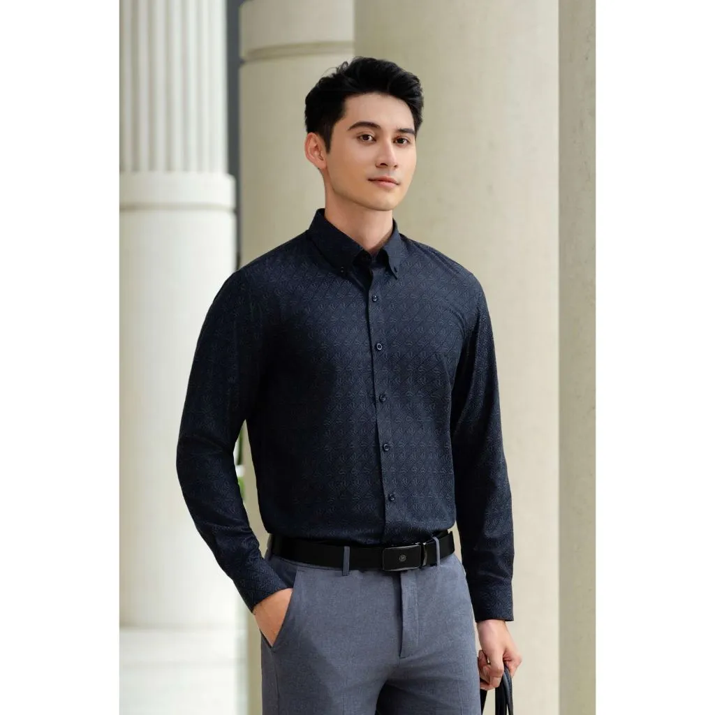 Ảnh Áo Sơ Mi Nam Biluxury, Sơ Mi Nam Dài Tay 7SMDH323GHT Vải Cao Cấp, Hạn Chế Nhăn Nhàu 3