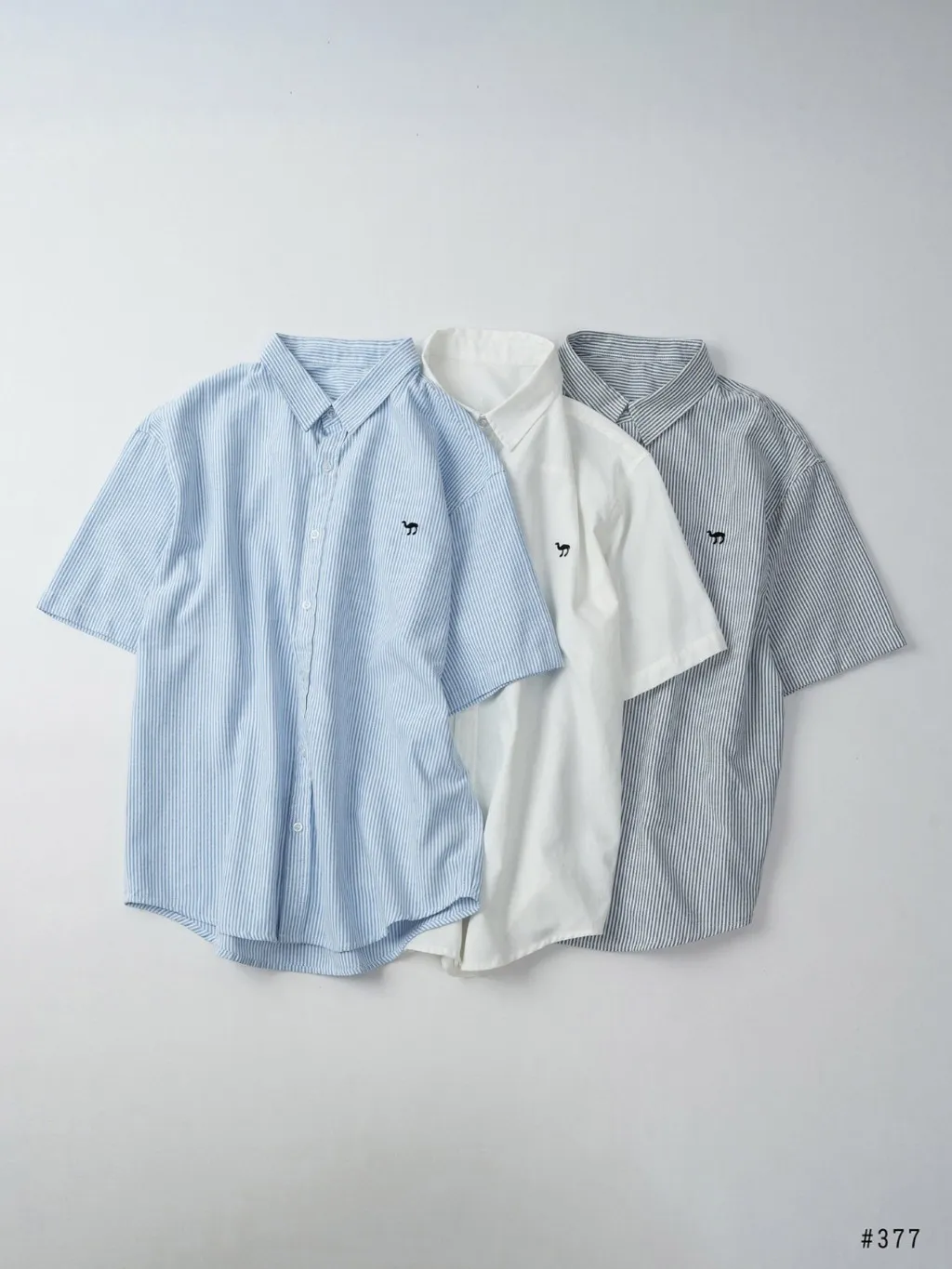 Ảnh Áo Sơ Mi Nam Cộc LẠC ĐÀ DENIMST 377, Chất Liệu Cotton Mềm Mát 1