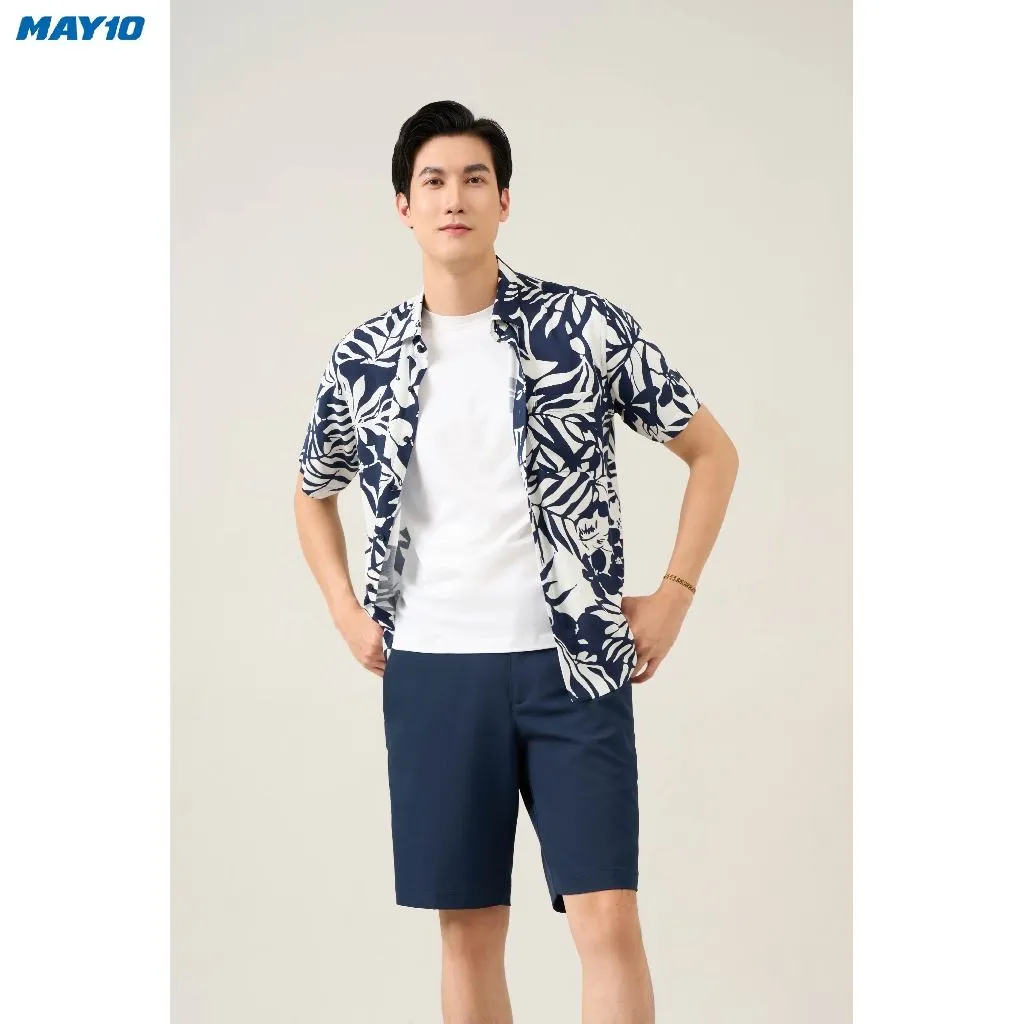 Ảnh Áo sơ mi nam cộc tay May 10 form RegularFit 010124002 4