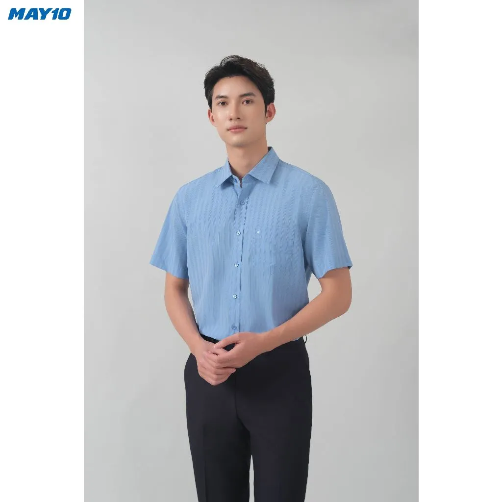 Ảnh Áo Sơ mi nam cộc tay May10 form RegularFit mã 010123042 AD053 2