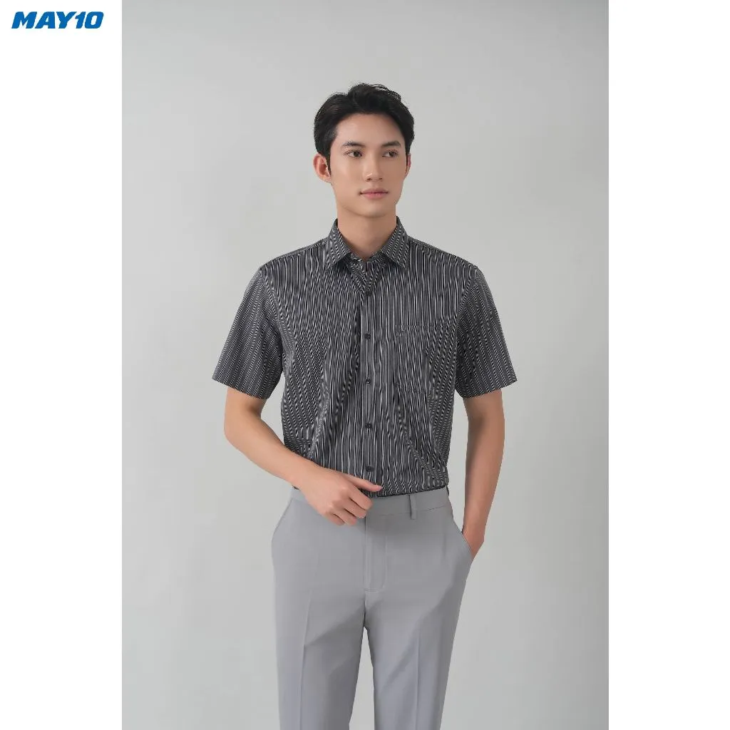 Ảnh Áo Sơ mi nam cộc tay May10 form Regular mã 010123048 AD066 2