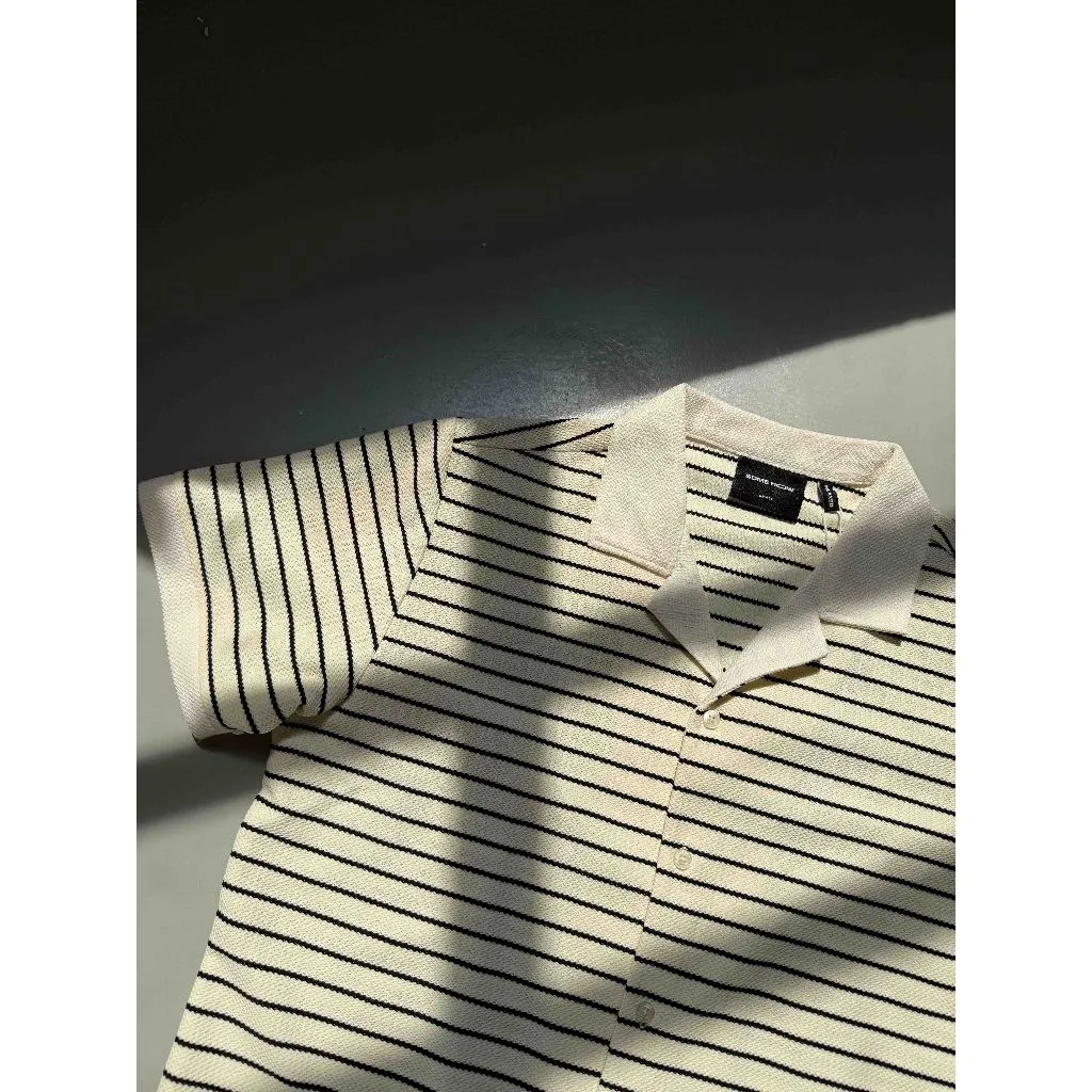 Ảnh Áo Sơ Mi Nam Cuban Horistripes, Chất Vải Polyester Thoải Mái , SM0153,SOMEHOW 3