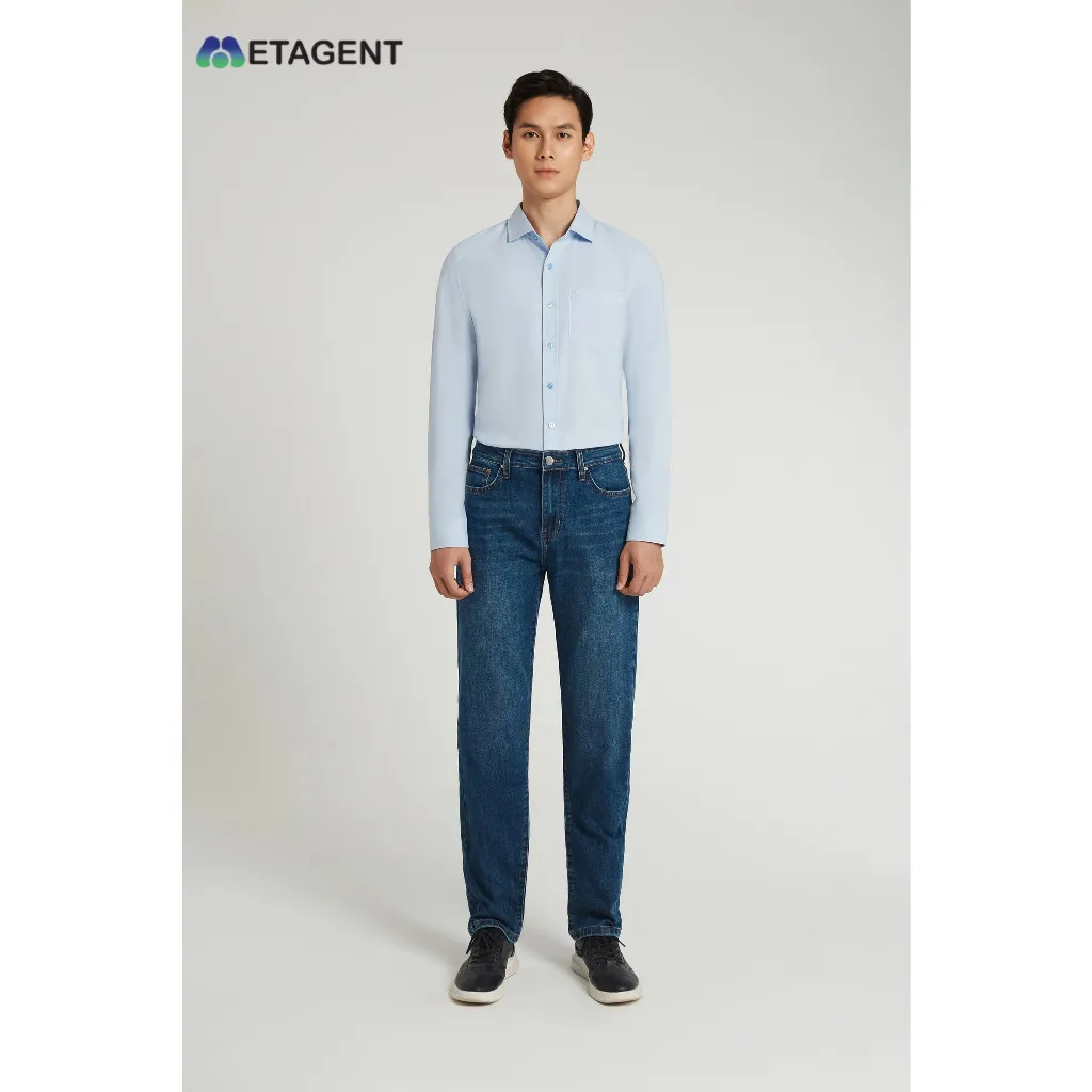 Ảnh Áo sơ mi nam dáng slim fit Metagent MS 17E3601 1