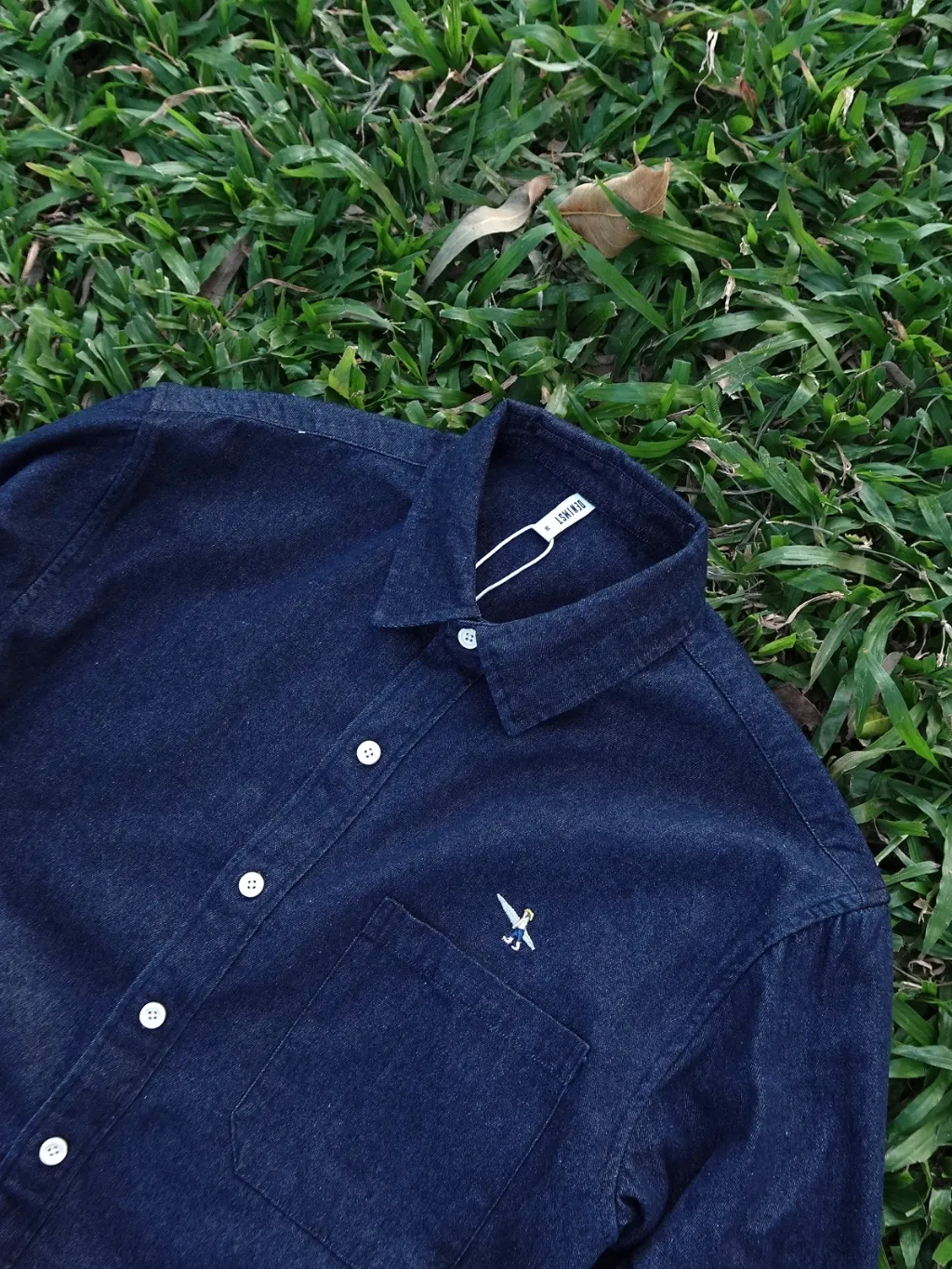 Ảnh Áo Sơ Mi Nam Denim VÁN DNST S1222, Form Regular 2