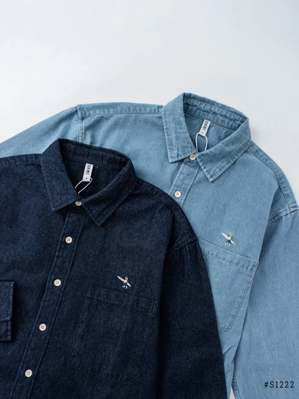 Ảnh Áo Sơ Mi Nam Denim VÁN DNST S1222, Form Regular 3