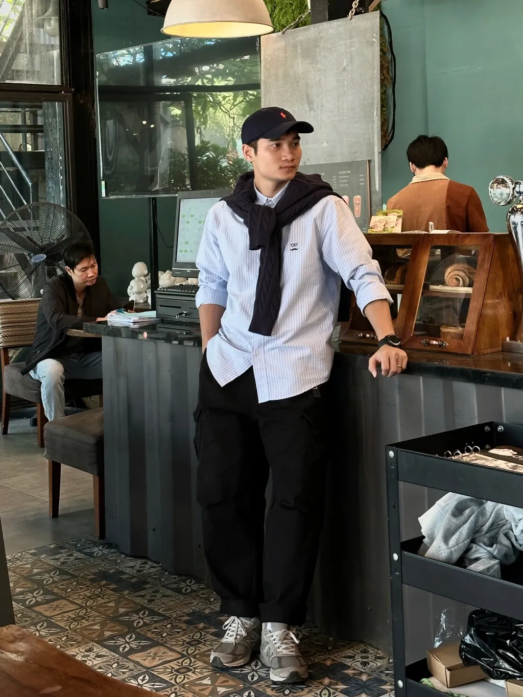 Ảnh Áo Sơ Mi Nam Kẻ Kính Râu DNST 2433, Form Regular 3