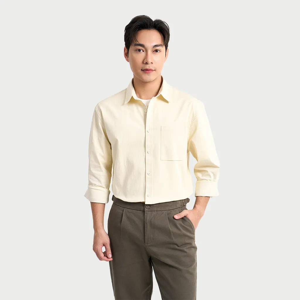 Ảnh Áo Sơ Mi Nam KRIK Form Classic Thiết Kế Tinh Tế Chất Liệu Bền Đẹp Dễ Phối Đồ SD3192 4