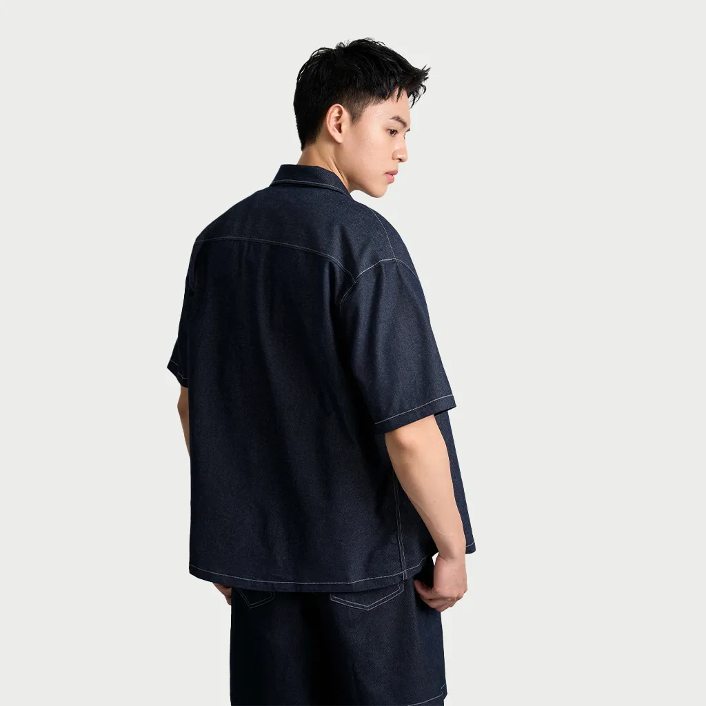 Ảnh Áo Sơ Mi Nam KRIK Form Classic Chất Liệu Cotton Bền Màu Thiết Kế Chỉ Nổi Ấn Tượng  Lạ Mắt SC3185 3