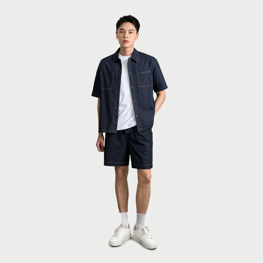Ảnh Áo Sơ Mi Nam KRIK Form Classic Chất Liệu Cotton Bền Màu Thiết Kế Chỉ Nổi Ấn Tượng  Lạ Mắt SC3185 4