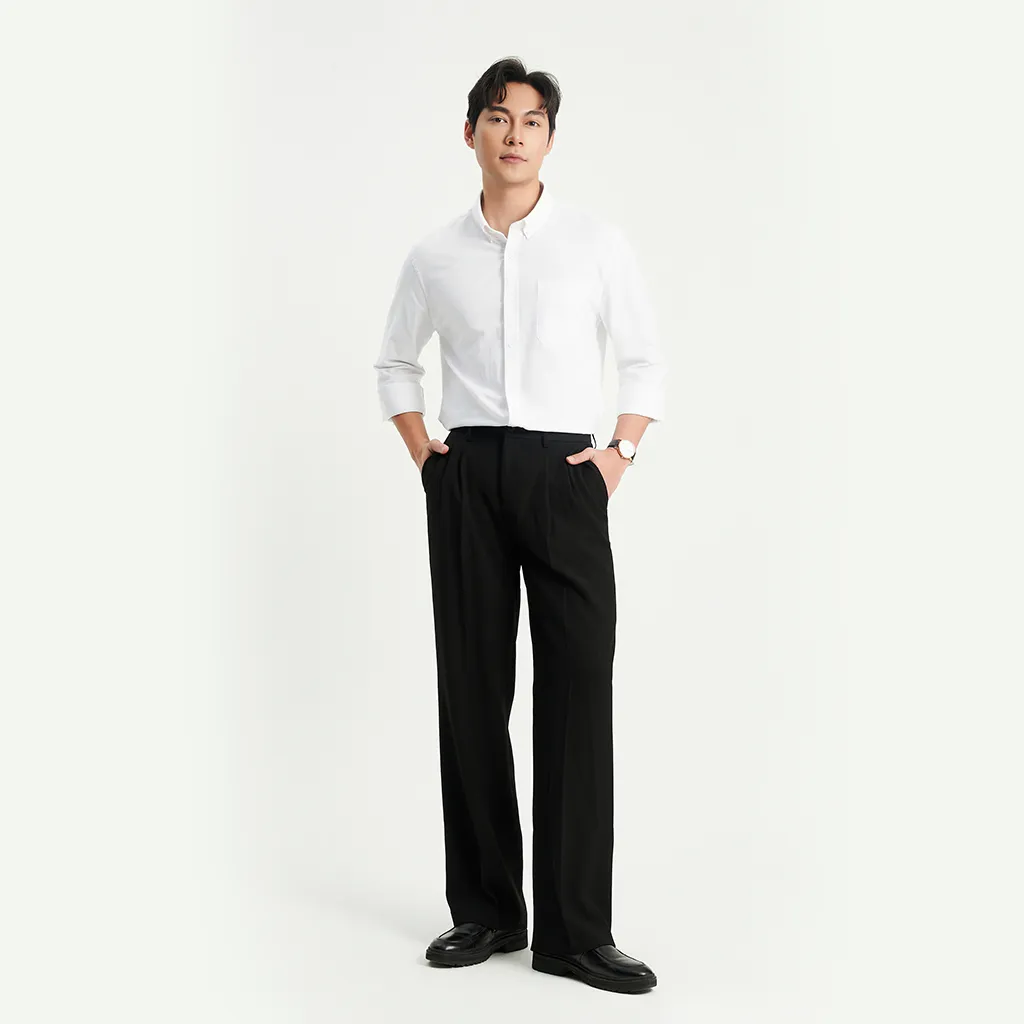 Ảnh Áo Sơ Mi Nam KRIK Form Dáng SLimfit Chất Liệu Cao Cấp Mềm Mại Thiết Kế Cổ Đức Tinh Tế Sang Trọng SD3228 1