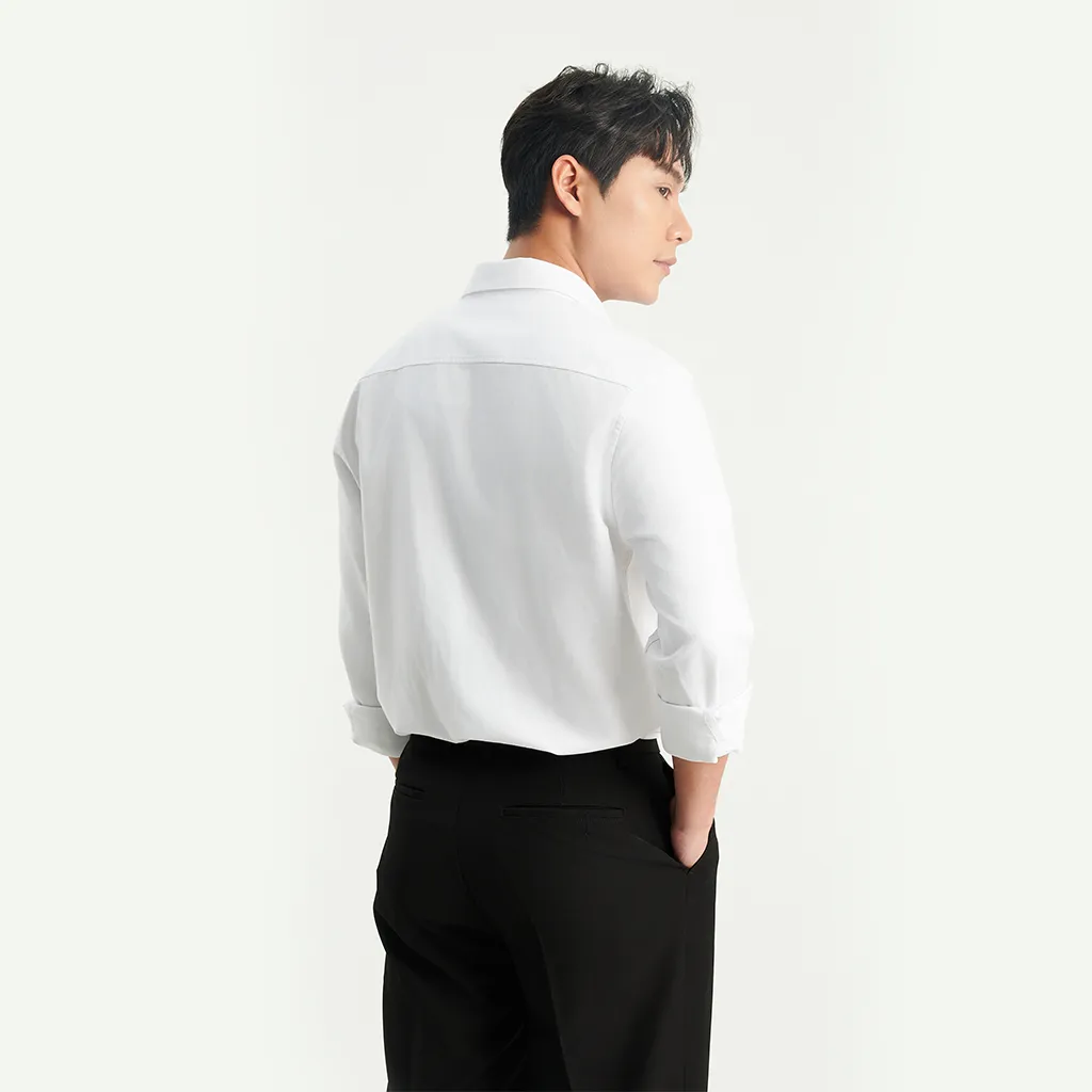 Ảnh Áo Sơ Mi Nam KRIK Form Dáng SLimfit Chất Liệu Cao Cấp Mềm Mại Thiết Kế Cổ Đức Tinh Tế Sang Trọng SD3228 4