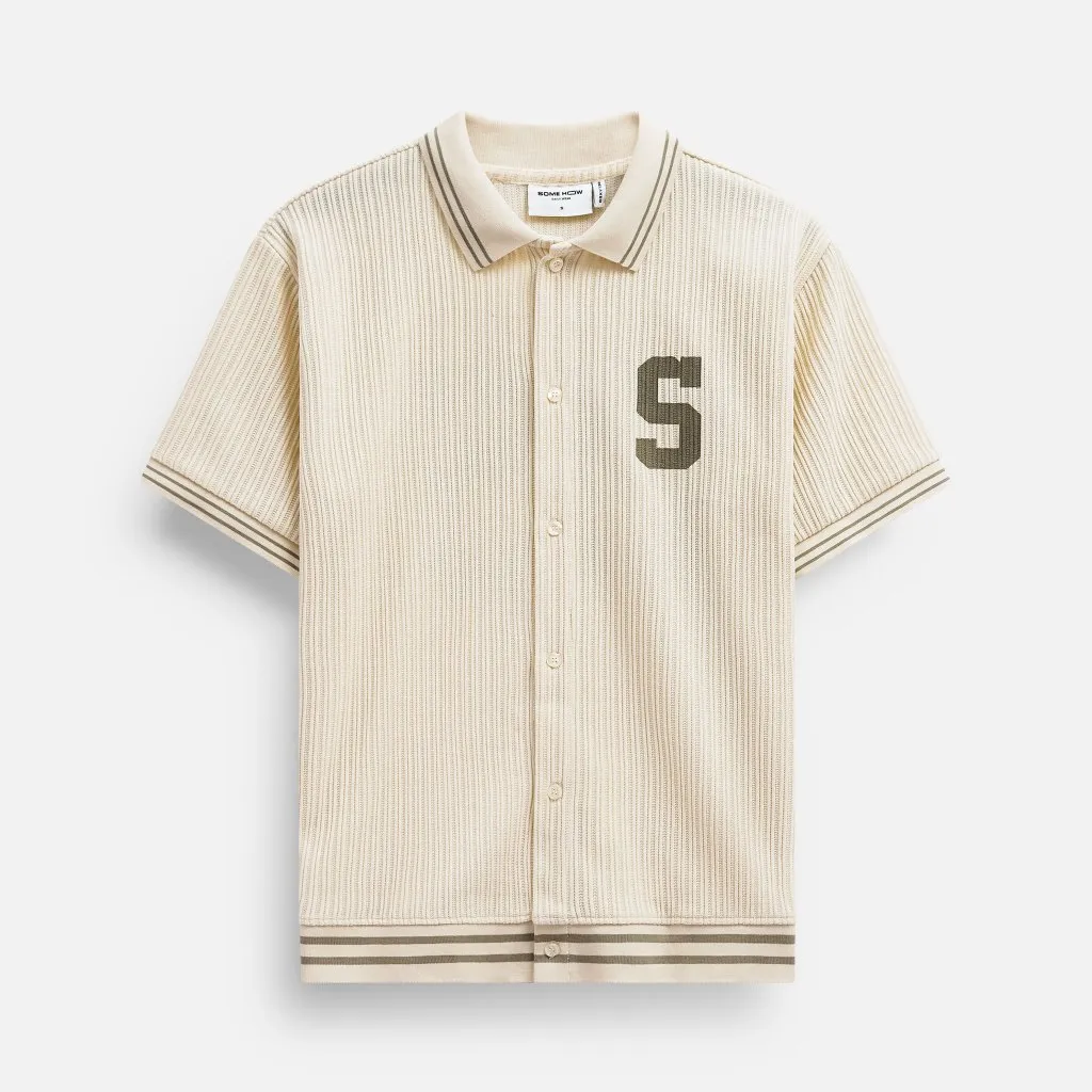 Ảnh Áo Sơ Mi Nam Relaxed Beige The S, Chất Vải Cotton Thoải Mái, SM0170, SOMEHOW 2