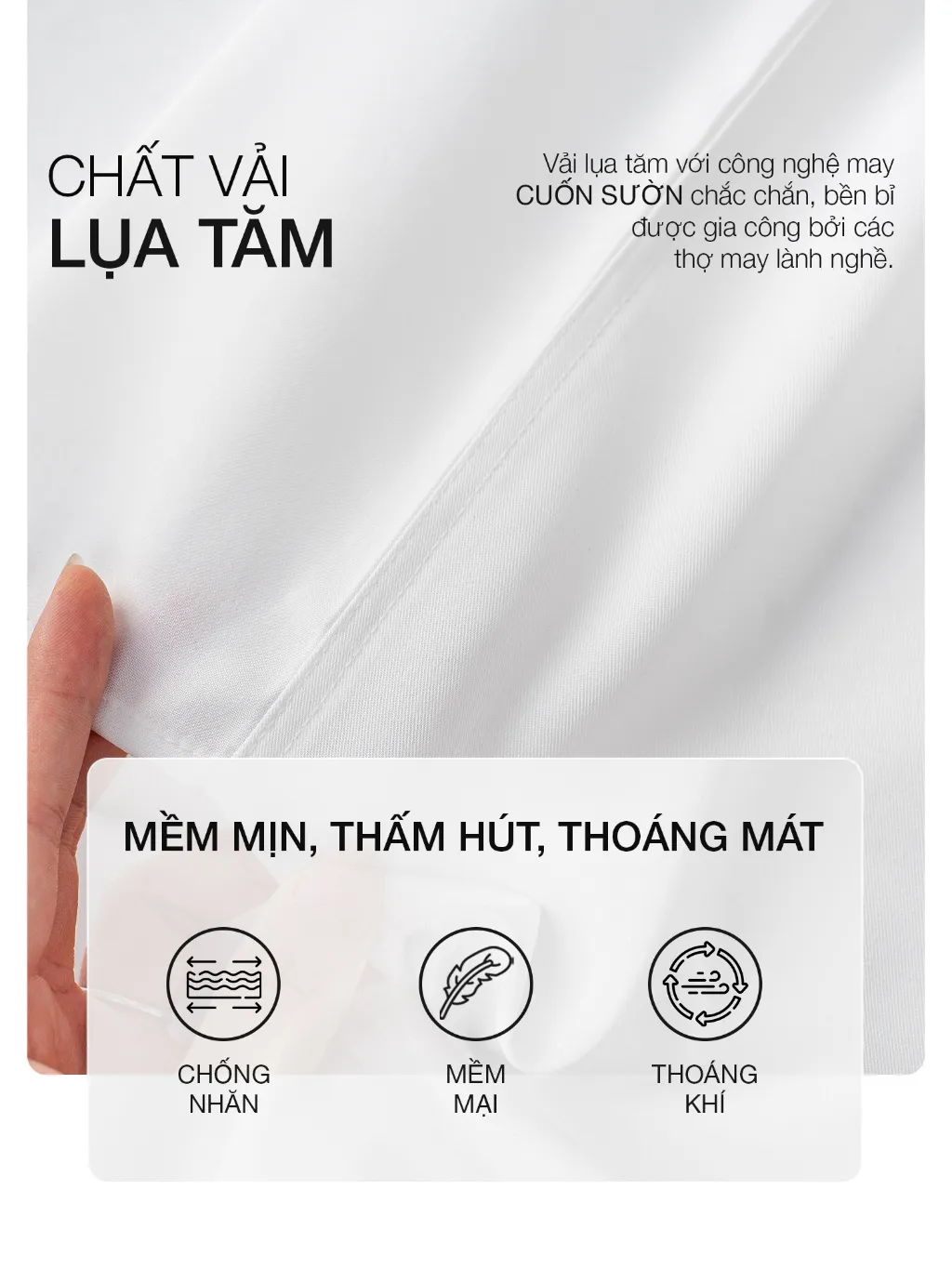 Ảnh Áo sơ mi nam tay dài JBAGY Pastel sơ mi trắng form rộng, vải lụa tăm cao cấp phong cách Hàn Quốc 4